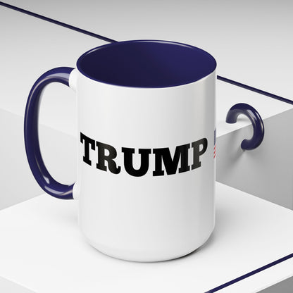 TRUMP USA * Accent Ceramic Coffee Mug in 4 colors - 11oz & 15oz