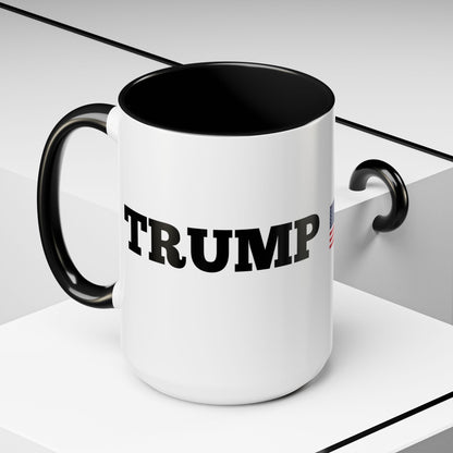 TRUMP 2025 * Accent Ceramic Coffee Mug in 4 colors - 11oz & 15oz