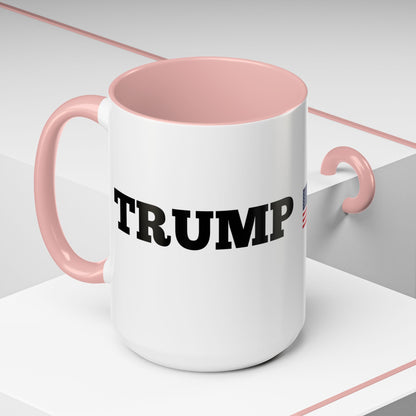 TRUMP 2025 * Accent Ceramic Coffee Mug in 4 colors - 11oz & 15oz