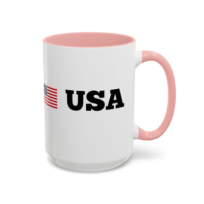 TRUMP USA * Accent Ceramic Coffee Mug in 4 colors - 11oz & 15oz