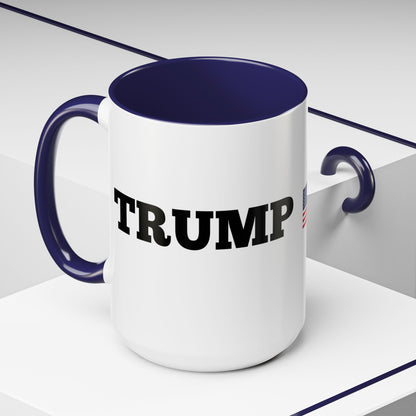 TRUMP 2025 * Accent Ceramic Coffee Mug in 4 colors - 11oz & 15oz