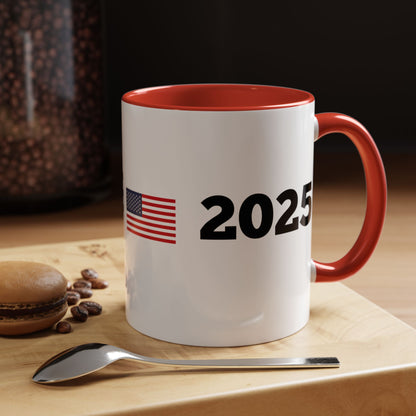 TRUMP 2025 * Accent Ceramic Coffee Mug in 4 colors - 11oz & 15oz